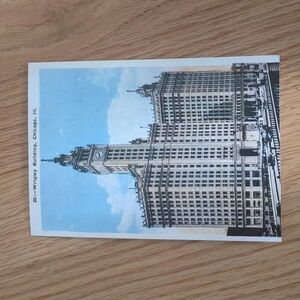 Vintage looking Chicago Postcard- Wrigley Building